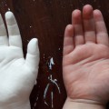 casting childs hand